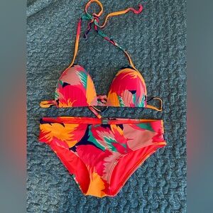 Aerie Multicolor Floral Bikini Set